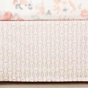 Pottery Barn Amelia velvet crib skirt